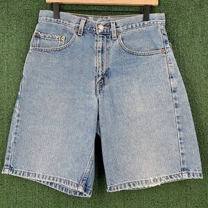 Vintage 90’s Levi’s 550 Relaxed Fit Denim Jean Shorts Jorts Men’s Size 30